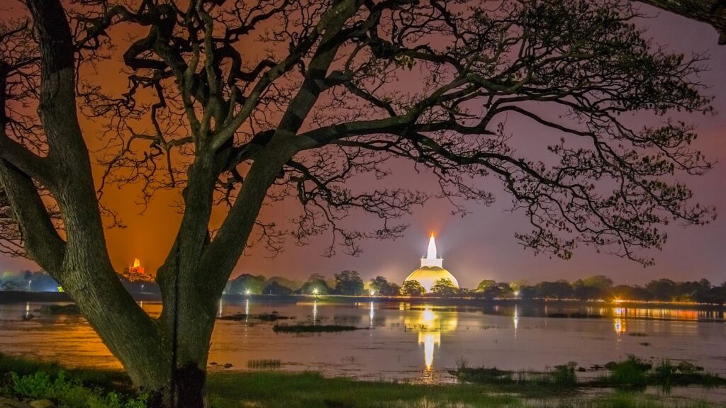 Night-view-of-Anuradhapura-Sri-Lanka